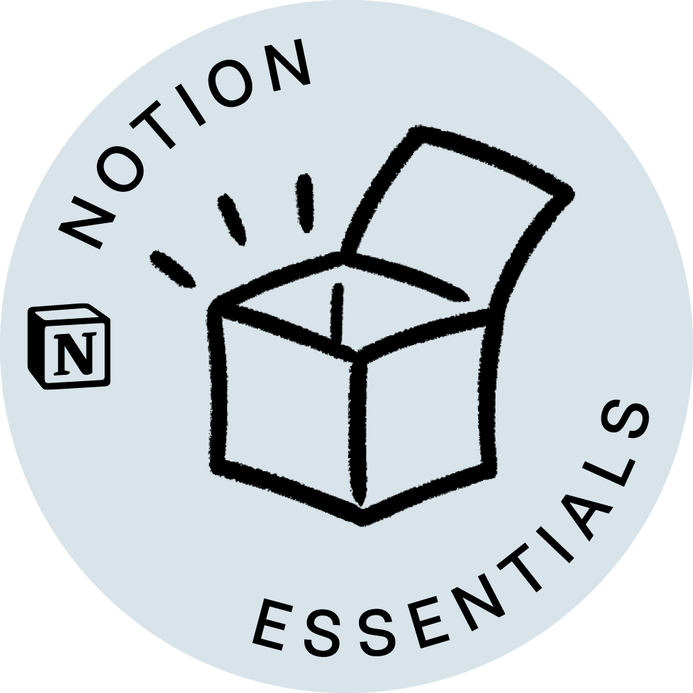 Official Notion Essentials Badge